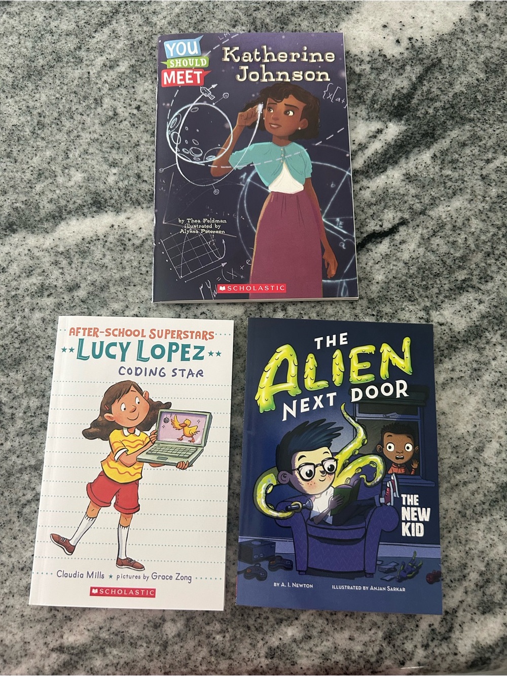New 3 Piece Scholastic Children’s Book Bundle - 2nd to 4th Grade Readers